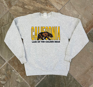 Vintage California Cal Golden Bears College Sweatshirt, Size Medium