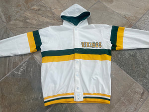 Vintage Cleveland State Vikings Sand Knit Game Worn Basketball Warm Up College Jacket, Size 44