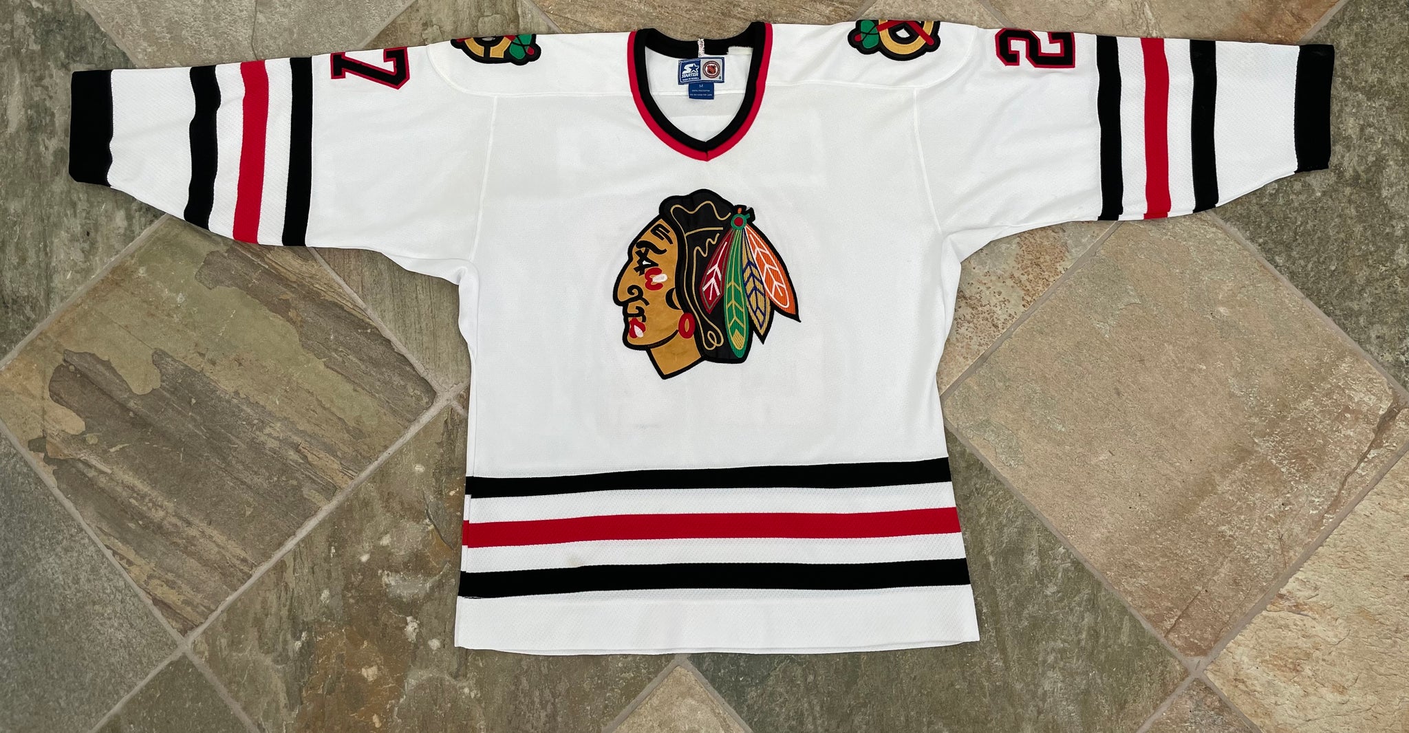 Vintage Chicago Blackhawks Jeremy Roenick Starter Hockey Jersey