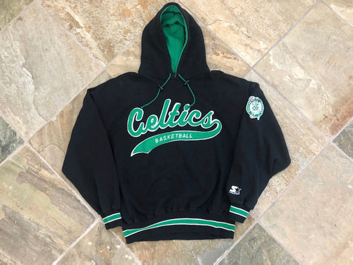 Vintage Boston Celtics Starter Tailsweep Script Basketball Sweatshirt, Size Large