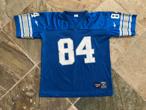 Vintage Detroit Lions Herman Moore Reebok Youth Football Jersey, Size Medium, 14-16