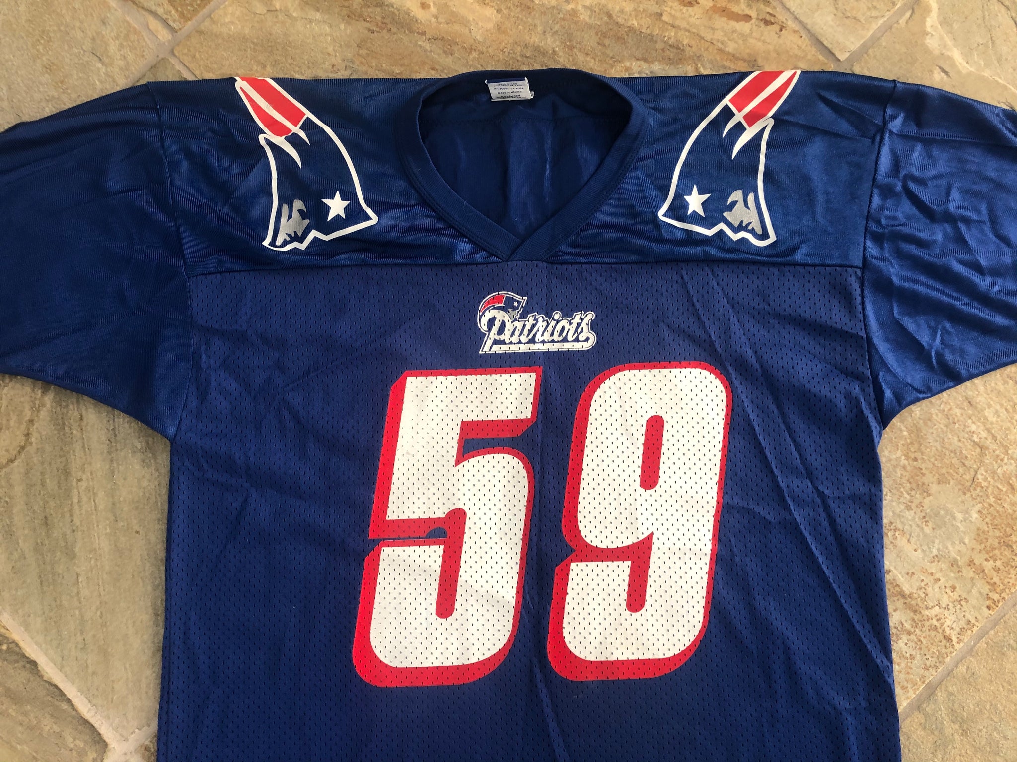 Vtg Champion Drew Bledsoe Patriots Error Jersey 