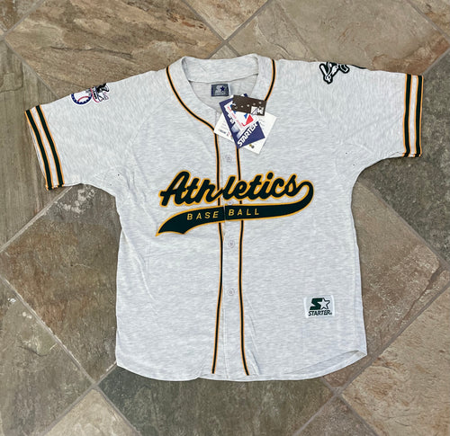 Vintage Oakland Athletics Starter Tailsweep Baseball Jersey, Size Large