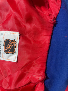 Vintage Montreal Canadiens Starter Satin Hockey Jacket, Size Medium