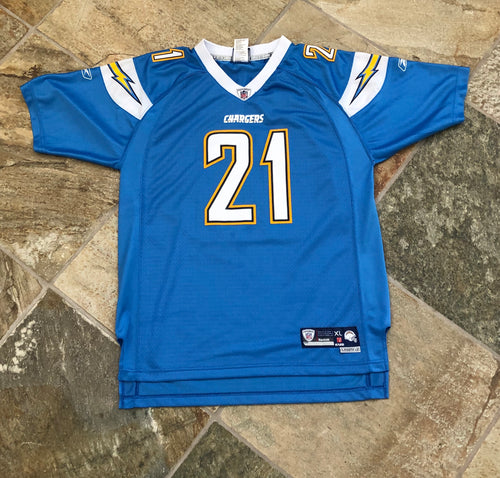 Vintage San Diego Chargers Ladainian Tomlinson Reebok Youth Football Jersey, Size XL, 18-20