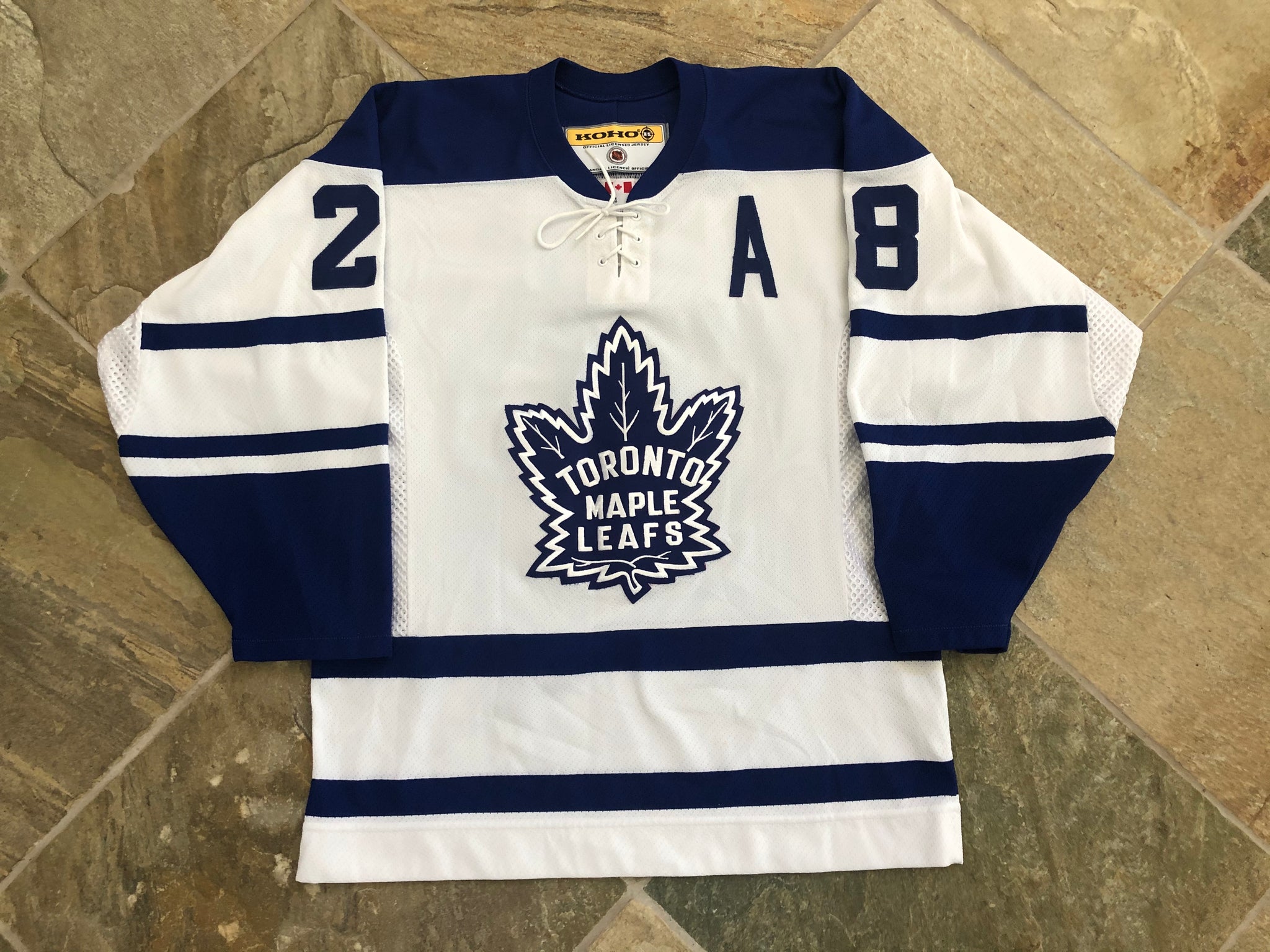 Toronto Maple Leafs Jersey Mens NHL Hockey Sz XXL Vintage White