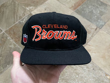 Load image into Gallery viewer, Vintage Cleveland Browns Sports Specialties Script Snapback Football Hat