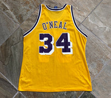 Load image into Gallery viewer, Vintage Los Angeles Lakers Shaquille O’Neal Champion Basketball Jersey, Size 48, XL