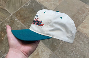 Vintage Miami Dolphins Sports Specialties Script Snapback Football Hat