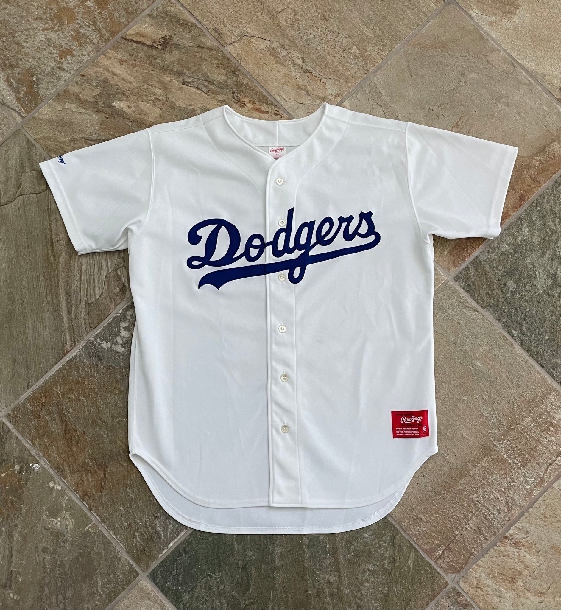 New Era Los Angeles Dodgers Throwback Mens Short Sleeve Shirt