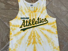 Load image into Gallery viewer, Vintage Oakland Athletics Tie Dye Tank Top Baseball Tshirt, Size Medium