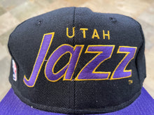 Load image into Gallery viewer, Vintage Utah Jazz Sports Specialties Script Snapback Basketball Hat