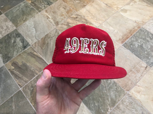 Vintage San Francisco 49ers New Era Trucker Snapback Football Hat