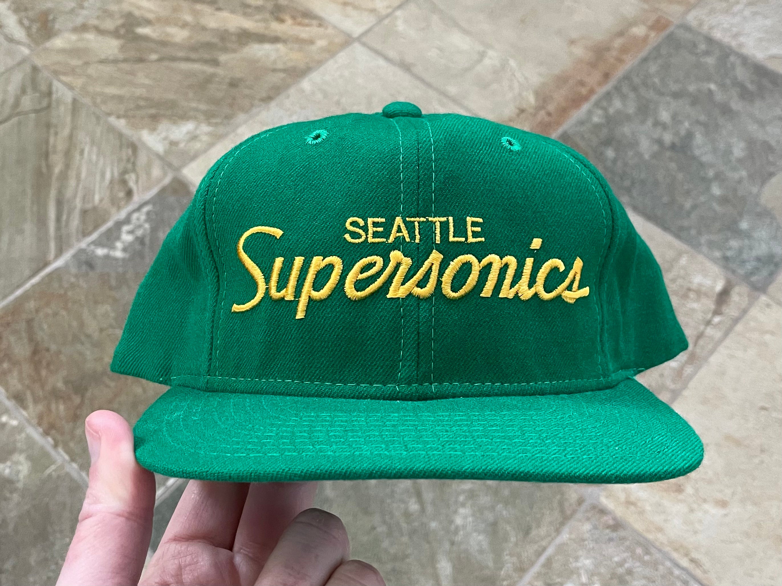 Seattle SuperSonics Retro Cursive Snapback