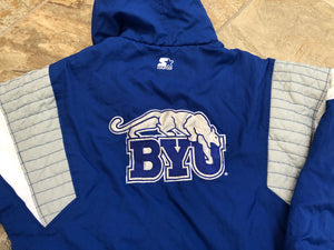 Vintage BYU Cougars Starter Parka Puffer College Jacket, Size XL