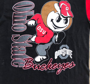 Vintage Ohio State Buckeyes College Tshirt, Size Large