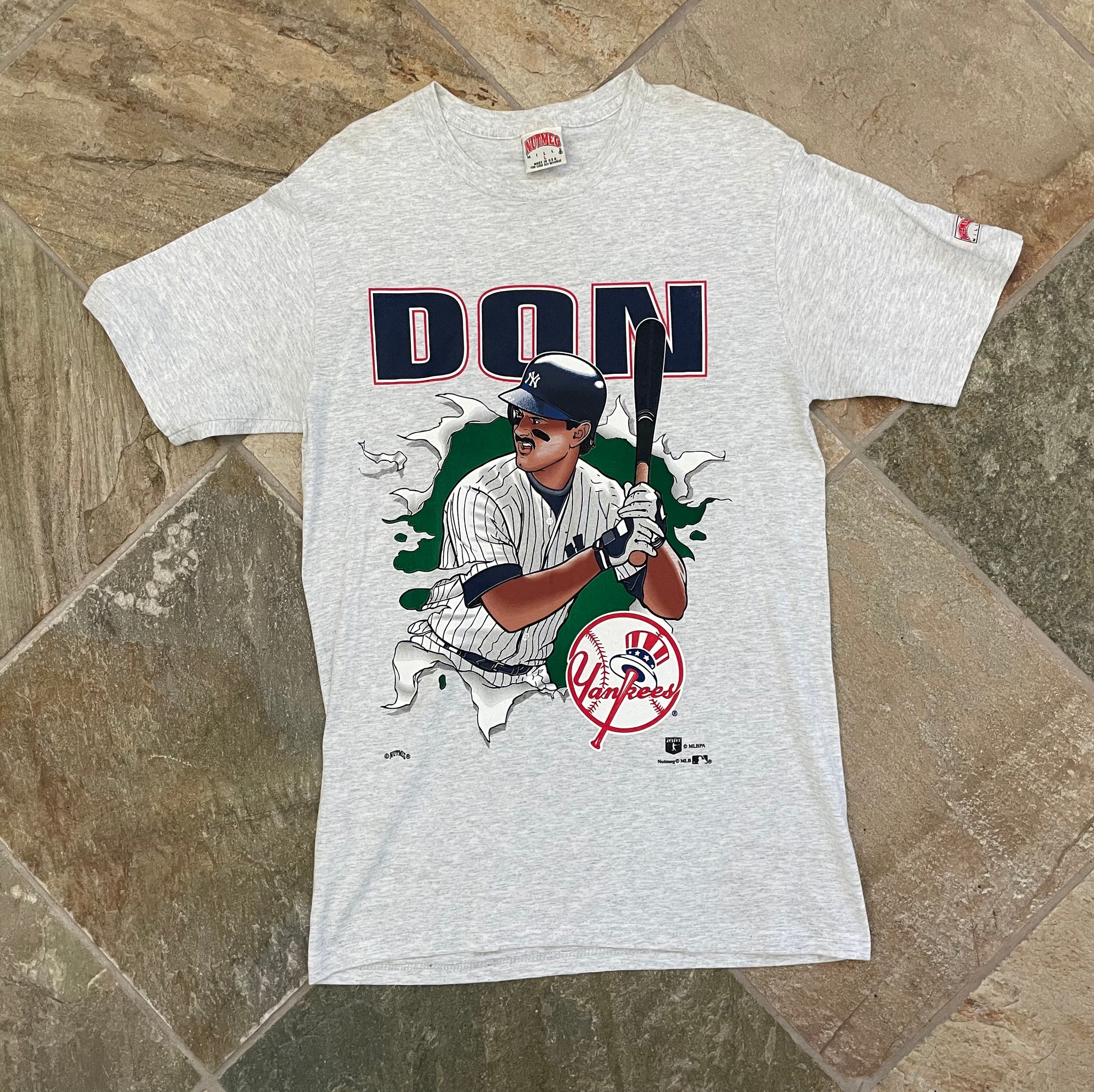 Vintage New York Yankees Don Mattingly Nutmeg Mills Baseball Tshirt, S –  Stuck In The 90s Sports