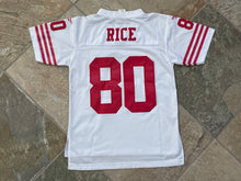 Load image into Gallery viewer, Vintage San Francisco 49ers Jerry Rice Reebok Football Jersey, Size Youth Medium, 10-12