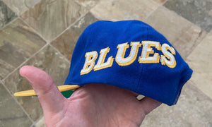 Vintage St. Louis Blues Sports Specialties Script Snapback Hockey Hat