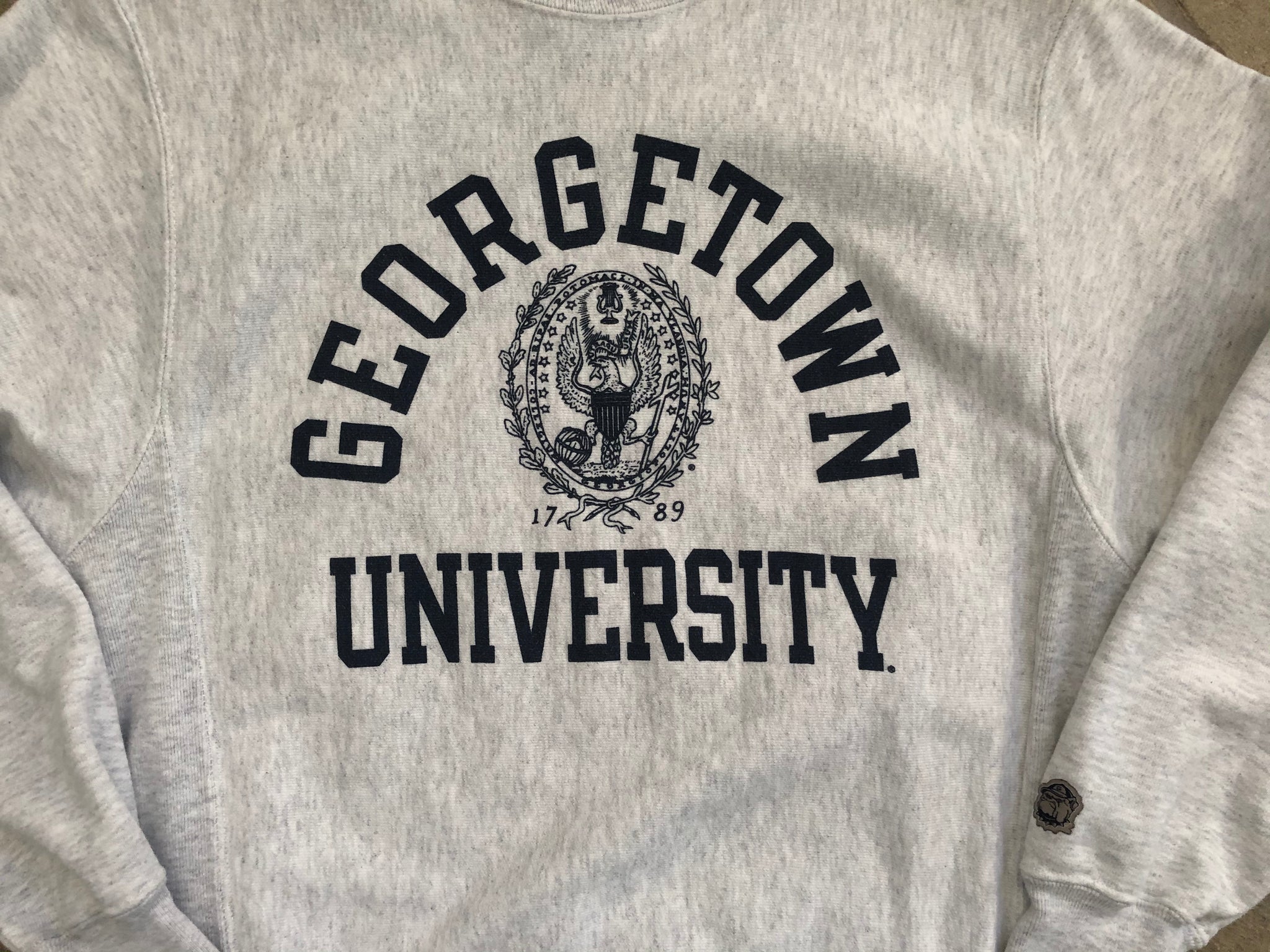 Vintage 90's Georgetown Basketball and still going Crewneck Sweatshirt