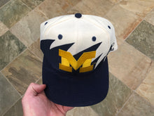 Load image into Gallery viewer, Vintage Michigan Wolverines Logo Athletic Sharktooth Snapback College Hat