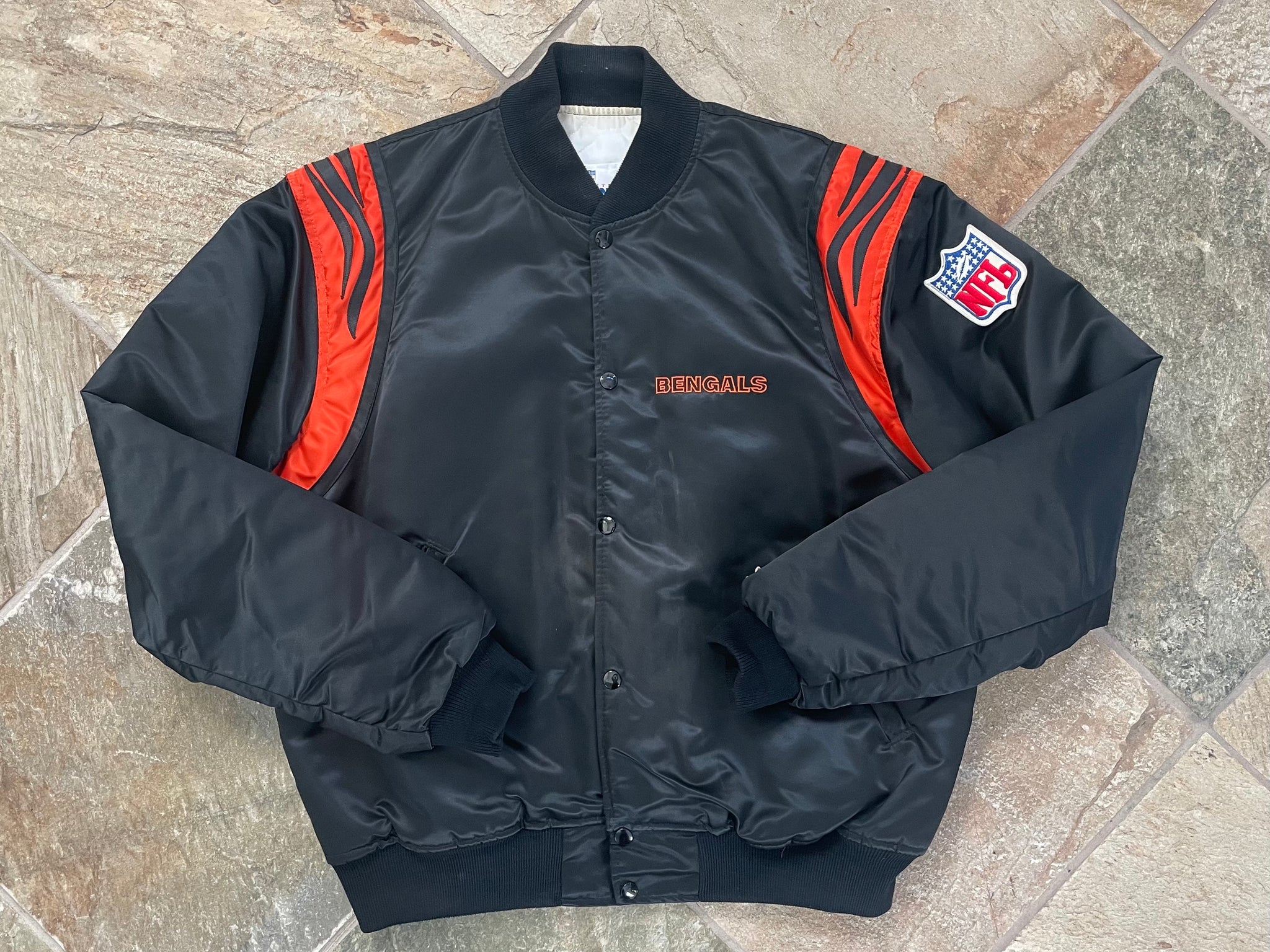 90’s Cincinnati Bengals Starter NFL Satin Jacket Size XL