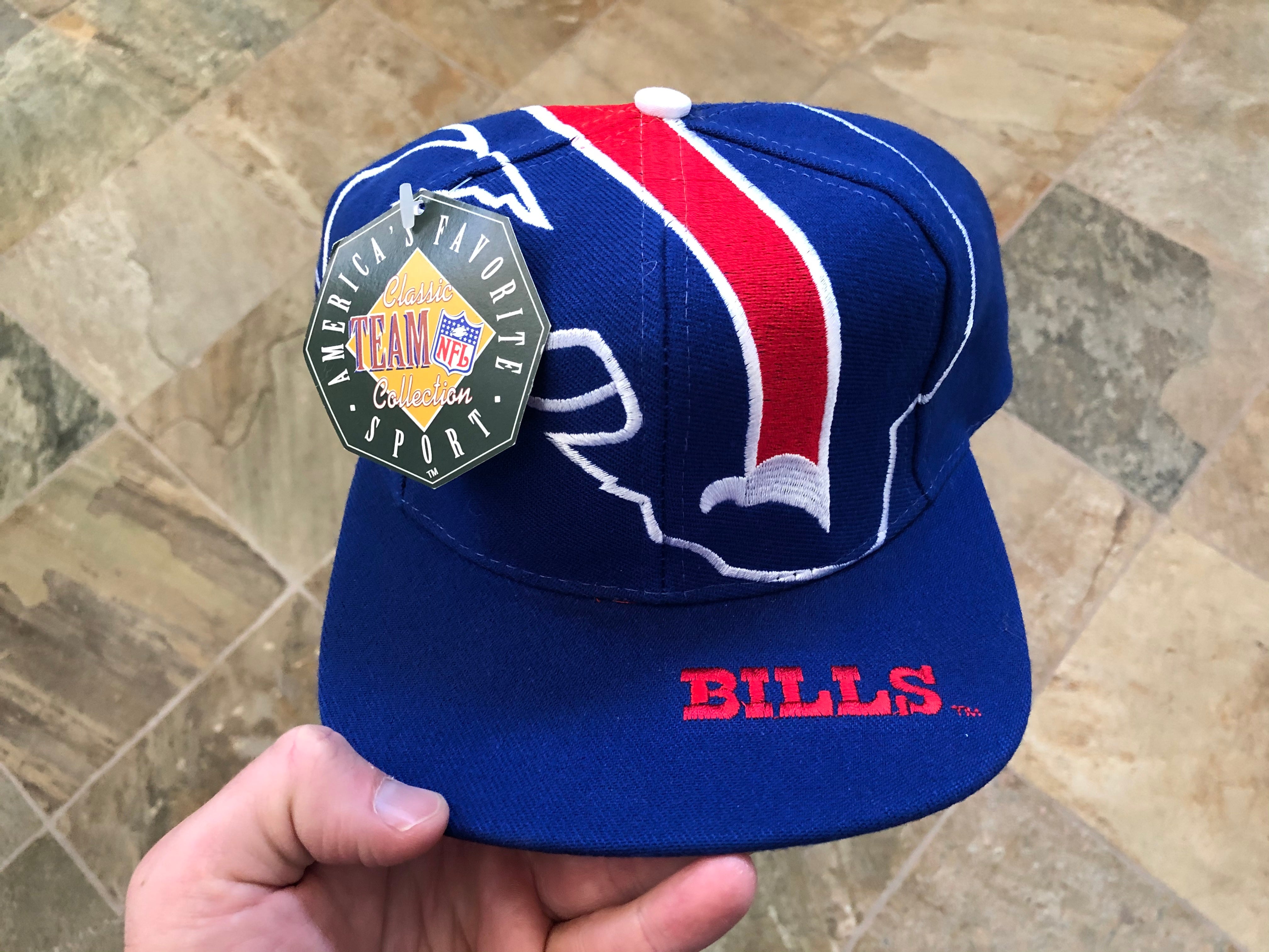 Buffalo Bills Vintage 90's Eastport Big Side Logo Snapback Cap Hat - N –  thecapwizard