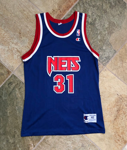 Vintage New Jersey Nets Ed O’Bannon Champion Basketball Jersey, Size 40, Medium