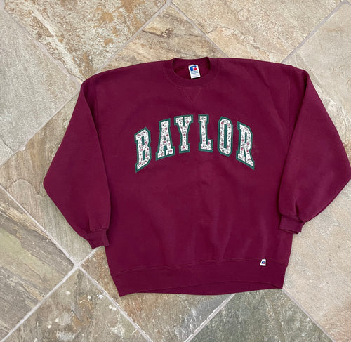 Vintage Baylor Bears Russell Athletic College Sweatshirt, Size XXL