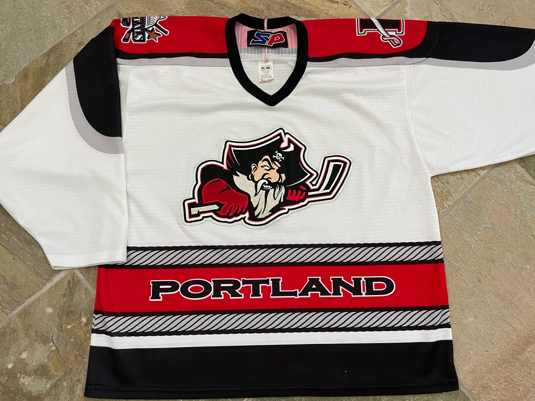 Graydon Portland Pirates #20 AHL CCM Official Replica Hockey Jersey XL