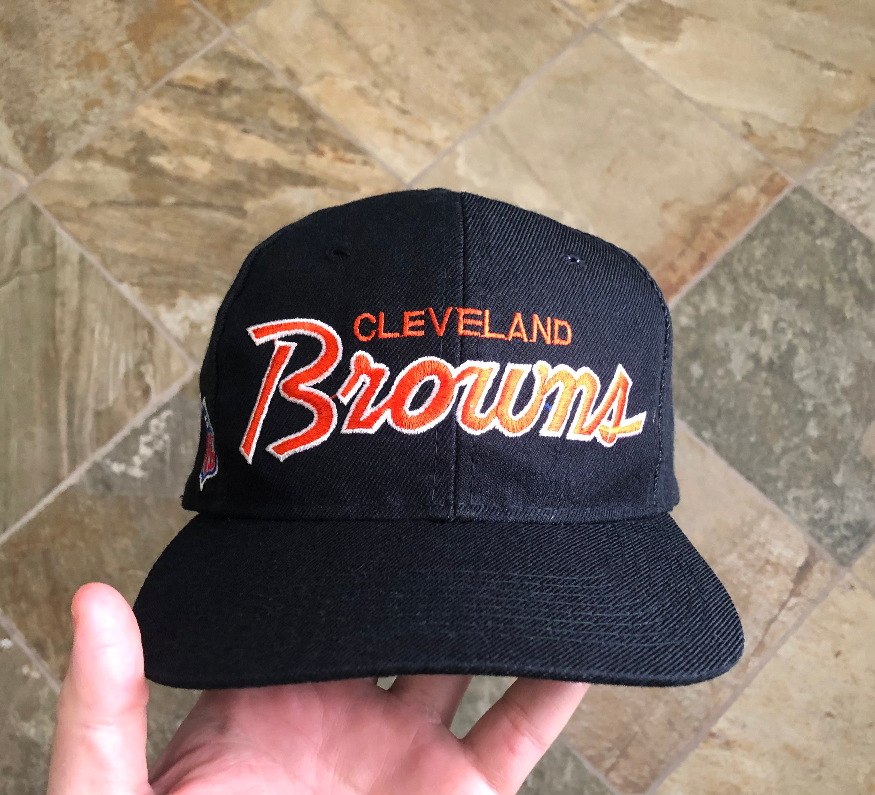 90's Cleveland Browns Corduroy Sports Specialties Script NFL