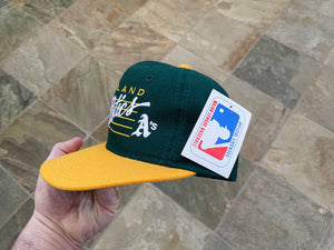 Vintage Oakland Athletics Drew Pearson Bar Snapback Baseball Hat