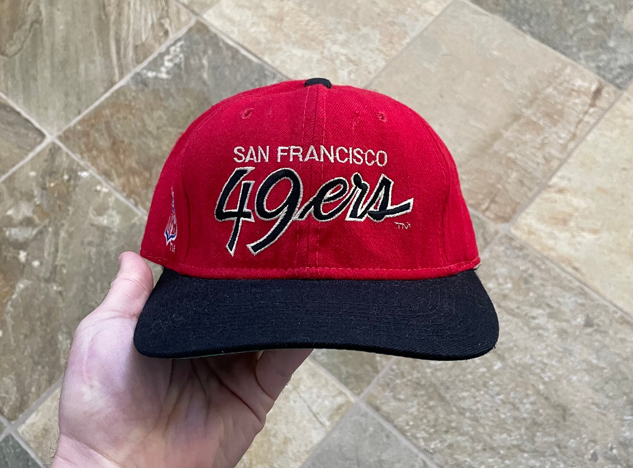 Vintage San Francisco 49ers Mitchell and ness Collection Fitted Hat Size 7  1/4