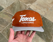 Load image into Gallery viewer, Vintage Texas Longhorns Sports Specialties Script Snapback College Hat