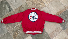 Load image into Gallery viewer, Vintage Philadelphia 76ers Chalk Line Satin Basketball Jacket, Size Large