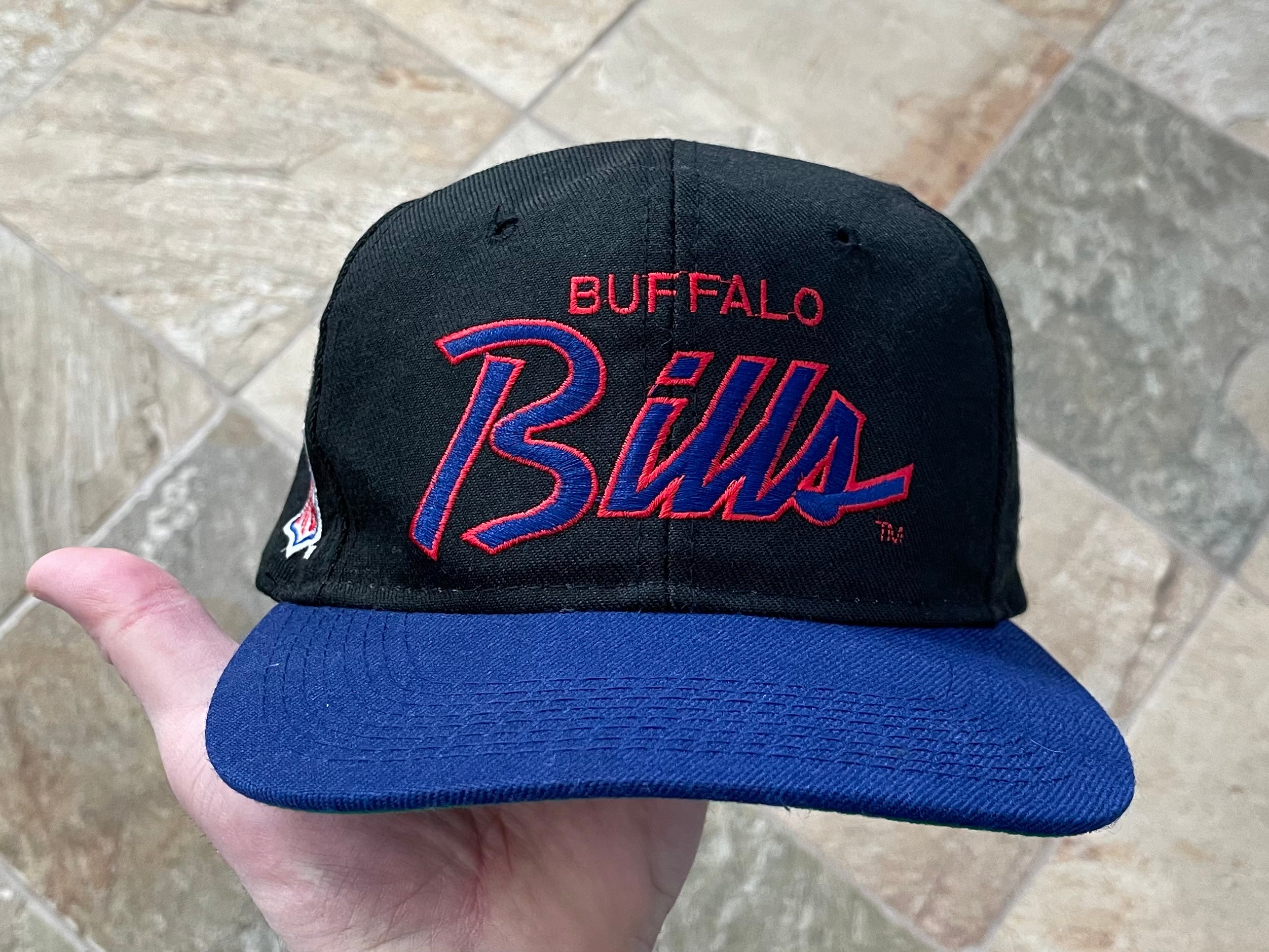 Vintage Buffalo Bills Sports Specialties Script Snapback Hat OSFA 90s –  Throwback Vault