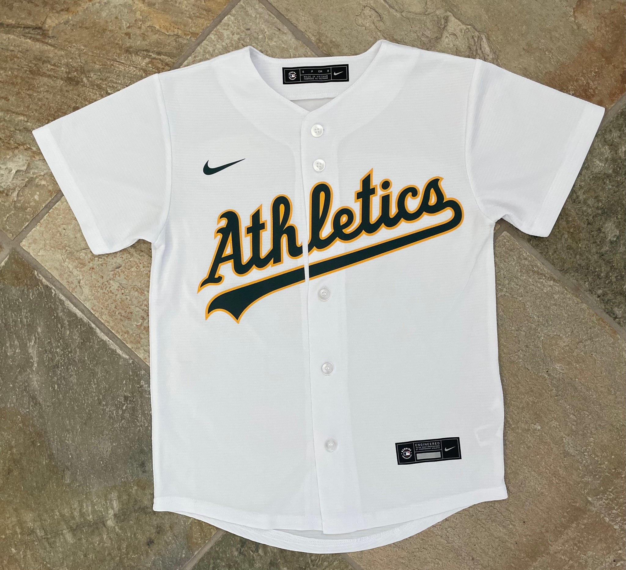 Majestic Boys MLB Genuine Merchandise Replica NY Mets Jersey Tee S(8) New