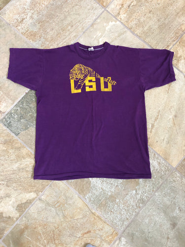 Vintage LSU Tigers Russell Athletic College Tshirt, Size Adult Xl