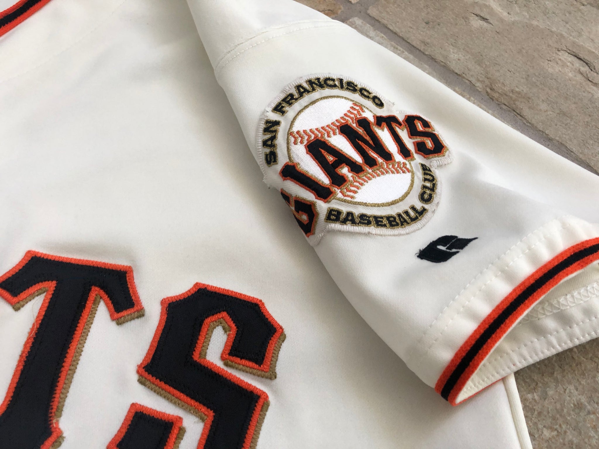 Game Used San Francisco Giants 2001-2002 Friday Night Alternate Road Jersey  (Customized to JT Snow) 