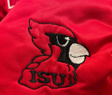 Load image into Gallery viewer, Vintage Illinois State Redbirds Starter Satin College Jacket, Size Large