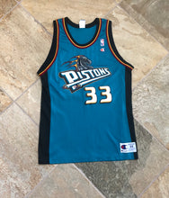 Load image into Gallery viewer, Vintage Detroit Pistons Grant Hill Champion Basketball Jersey, Size 44, Large