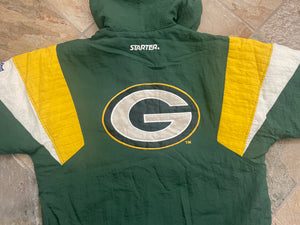 Vintage Green Bay Packers Starter Parka Football Jacket, Size Large