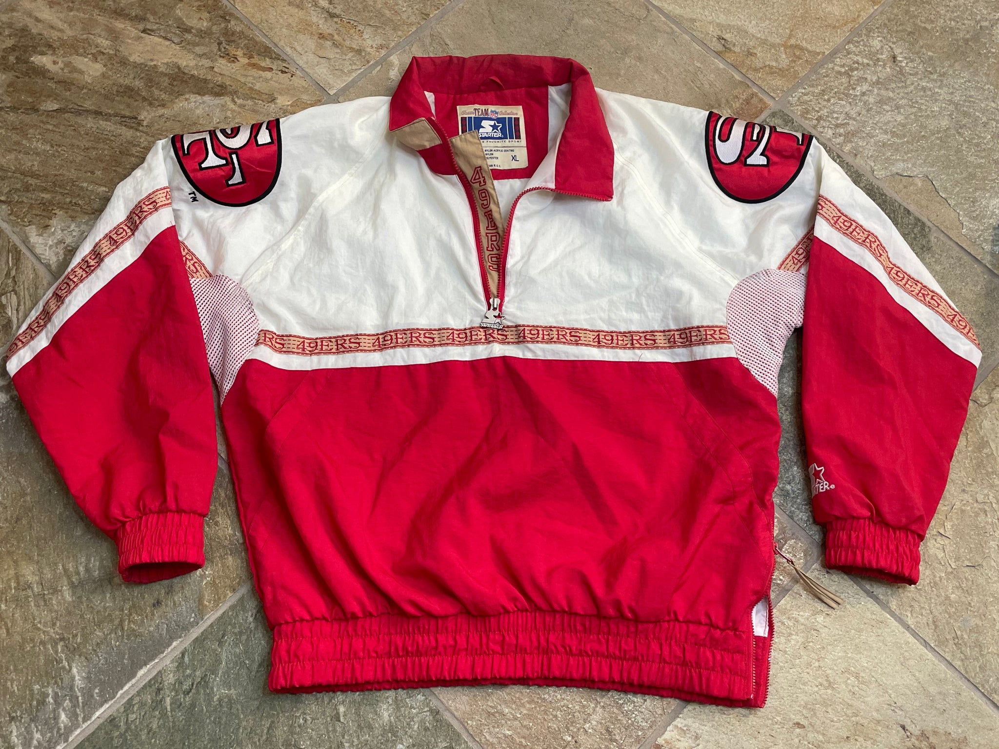 Vintage San Francisco 49ers Starter Windbreaker Football Jacket 