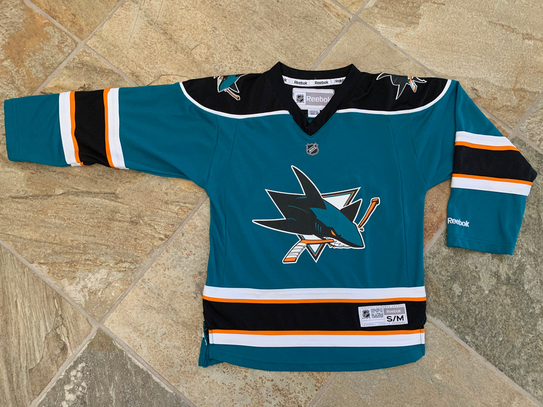 San Jose Sharks Reebok Hockey Jersey, Size Youth Small/Medium