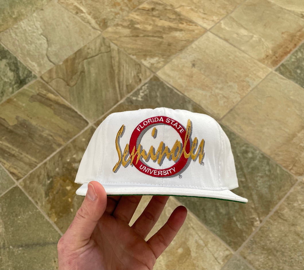 Vintage Florida State Seminoles Circle Logo Snapback College Hat