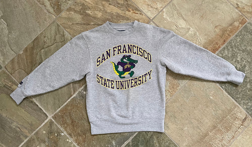 Vintage San Francisco State Golden Gators Jan Sport College Sweatshirt, Size Small