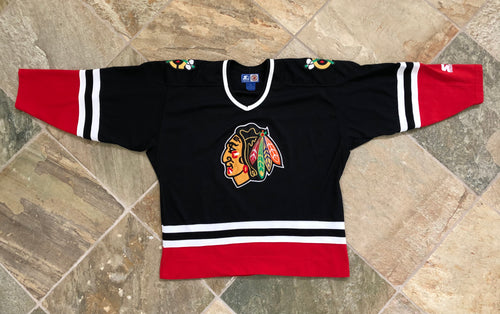 Vintage Chicago Blackhawks Starter Hockey Jersey, Size XL