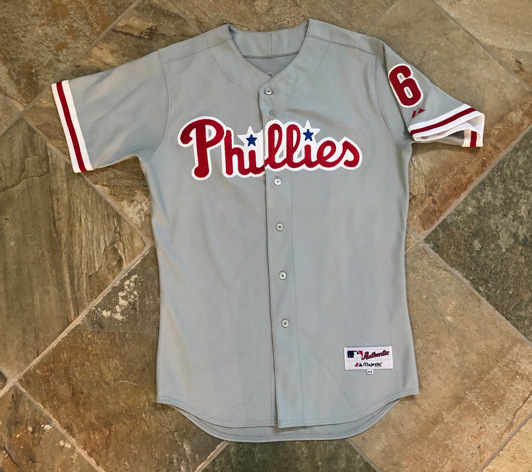 Philadelphia Phillies Ryan Howard Majestic Authentic Baseball Jersey, Size 44, Large
