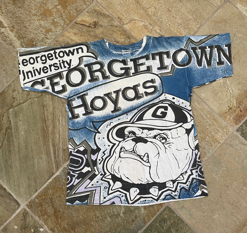 Vintage Georgetown Hoyas Magic Johnson T’s College Tshirt, Size Medium