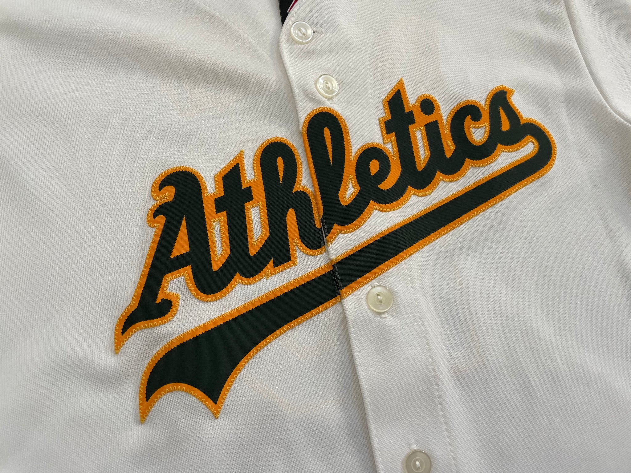 Vintage Oakland Athletics Jason Giambi Majestic Baseball Jersey